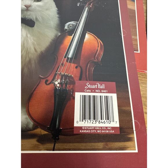 Vintage Stuart Hall Folder Lot Cats in School Unpunched Excellent Cond 1993 NOS - Picture 10 of 16